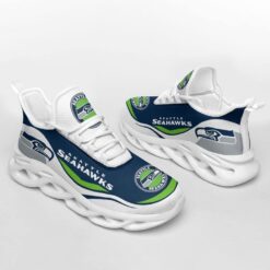 Seattle Seahawks White Max Soul Shoes