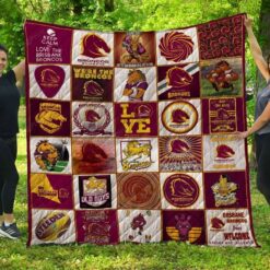 Brisbane Broncos 2 Quilt