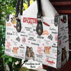 Led Zeppelin Lover Leather Handbag