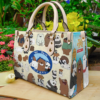 We Bare Bears Leather Handbag