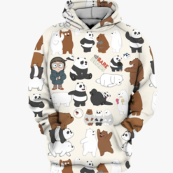 We Bare Bears 3D Hoodie