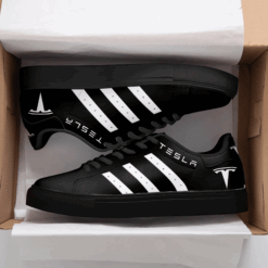 Tesla Black Stan Smith Shoes