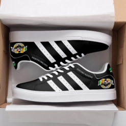 Giacomo Agostini Black Stan Smith Shoes