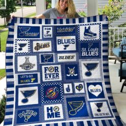 St. Louis Blues Lover Quilt