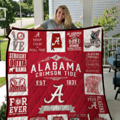 Alabama Crimson Tide Lover Quilt