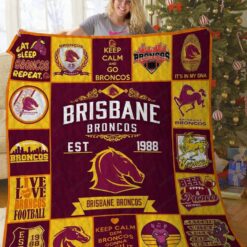 Brisbane Broncos 3 Quilt