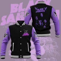 Black Sab Bath Baseball Jacket