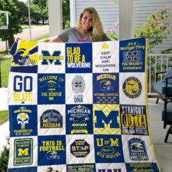 Michigan Wolverines Quilt 02