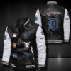 Detroit Tigers Leather Baseball Jacket