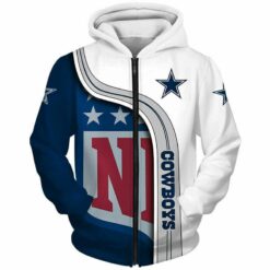 Dallas Cowboys 7 Zip Hoodie 3D