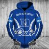 Duke Blue Devil 1 Zip Hoodie 3D