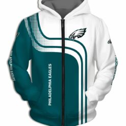 Philadelphia Eagles Zip Hoodie 3D