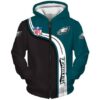 Philadelphia Eagles 1 Zip Hoodie 3D