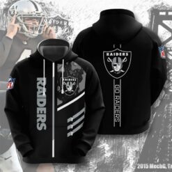 Las Vegas Raiders 1 Zip Hoodie 3D