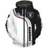 Las Vegas Raiders 2 Zip Hoodie 3D