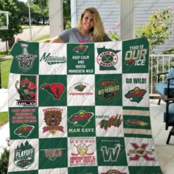 Minnesota Wild 5 Quilt