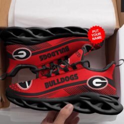 Georgia Bulldog Black Max Soul Shoes