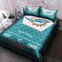 Miami Dolphins Bedding Set