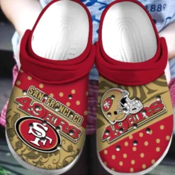San Francisco 49Ers Soft Clogs Personalized