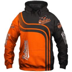 Baltimore Orioles Zip Hoodie 3D
