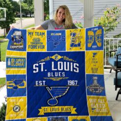 St Louis Blues 2 Quilt