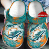 Miami Dolphins Soft Clogs