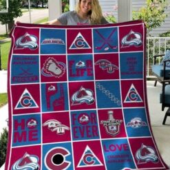 Colorado Avalanche Quilt