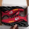 Kansas City Chiefs Black Max Soul Shoes