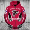 Atlanta Falcons 1G Zip Hoodie 3D