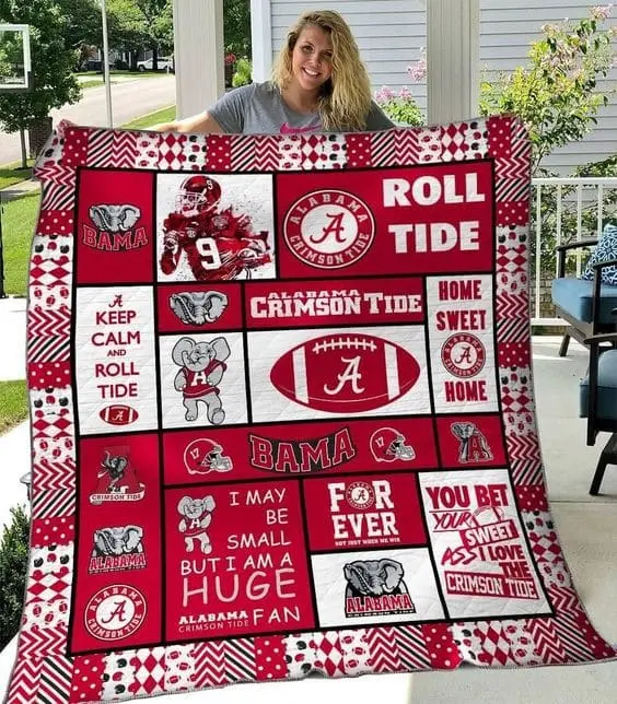 Alabama Crimson Tide 4 Quilt