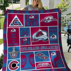 Colorado Avalanche 1 Quilt