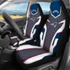 New England Patriots Lover White Seat Covers