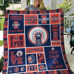 Illinois Fighting Illini Quilt