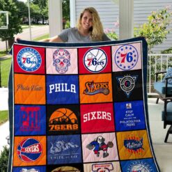 Philadelphia 76Ers 4 Quilt