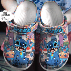 Stitch Funny Cute Custom Soft Clogs