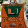 Miami Hurricanes 1 Quilt