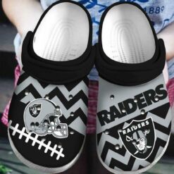 Las Vegas Raiders Lover Soft Clogs