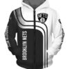 Booklyn Nets 1 Zip Hoodie 3D