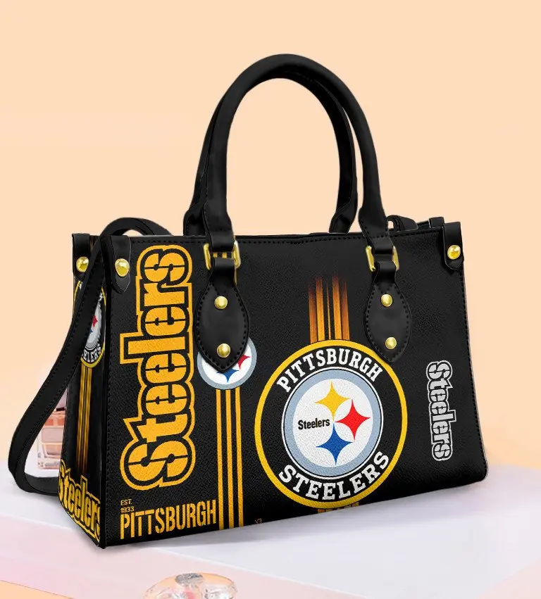 Pittsburgh Steelers Leather Handbag