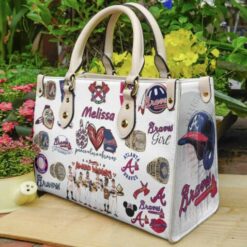 Atlanta Braves Leather Handbag