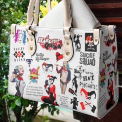 Harley Quinn 1 Leather Handbag