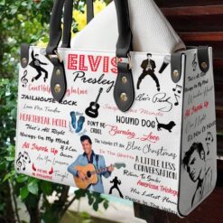 Elvis Presley 001 Leather Handbag