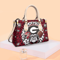 Georgia Bulldog Leather Handbag
