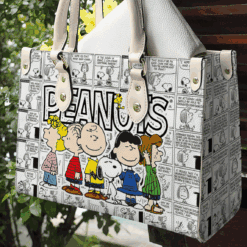 Snoopy Comic Leather Handbag