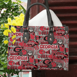 Georgia Bulldogs Leather Handbag