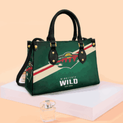 Minnesota Wild 3 Leather Handbag