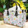 Jimmy Buffett Black Leather Handbag