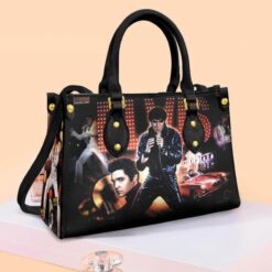Elvis Presley 7 White Leather Handbag