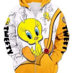 Tweety Bird Funny Zip Hoodie 3D