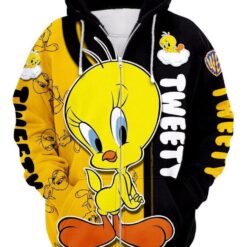 Tweety Bird Funny 1 Zip Hoodie 3D